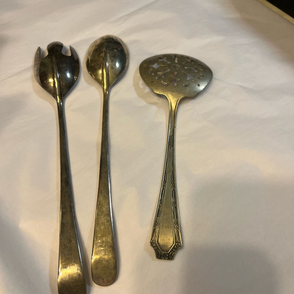 Vintage Serving Spoons (3)